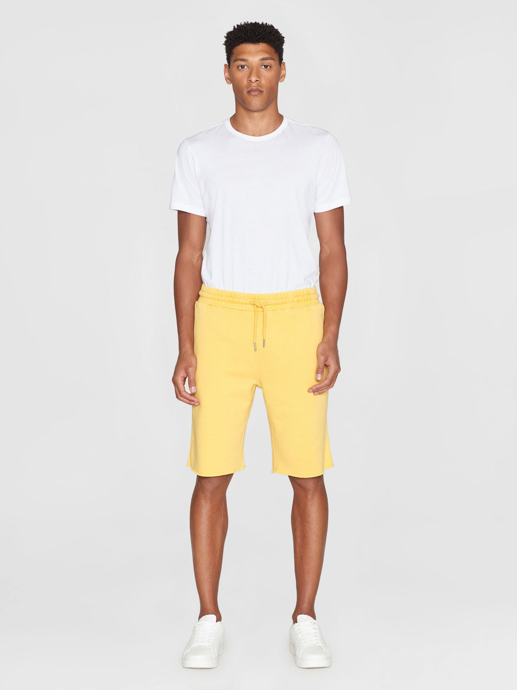Knowledge Cotton - Sweat Shorts Yellow