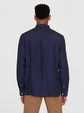 Afbeelding in Gallery-weergave laden, Knowledge Cotton Apparel - Linen Shirt Dark Navy

