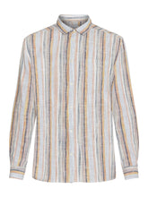 Afbeelding in Gallery-weergave laden, Knowledge Cotton Apparel - Linen Shirt Stripes
