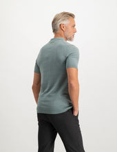 Afbeelding in Gallery-weergave laden, Saint Steve - Berend Knitted Polo Long Sleeve Silver Green

